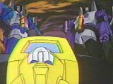 Bumblebee knocked unconcious by
      Thundercracker and Skywarp